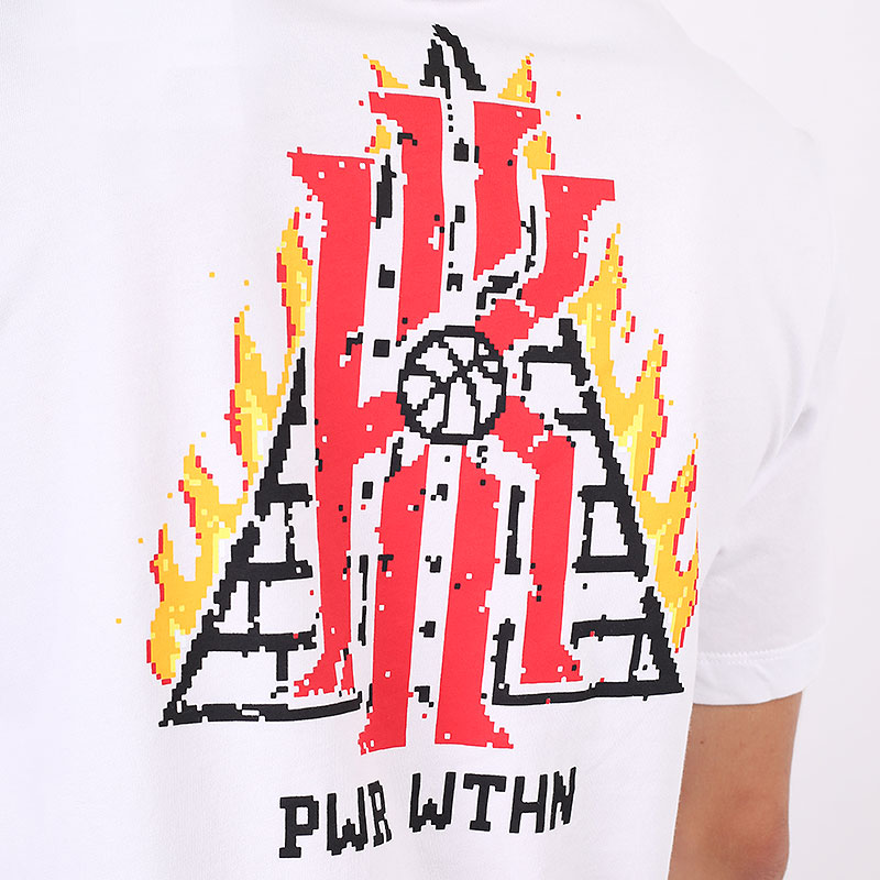 мужская белая футболка Nike Dri-FIT Kyrie Logo Basketball T-Shirt DJ1566-100 - цена, описание, фото 5
